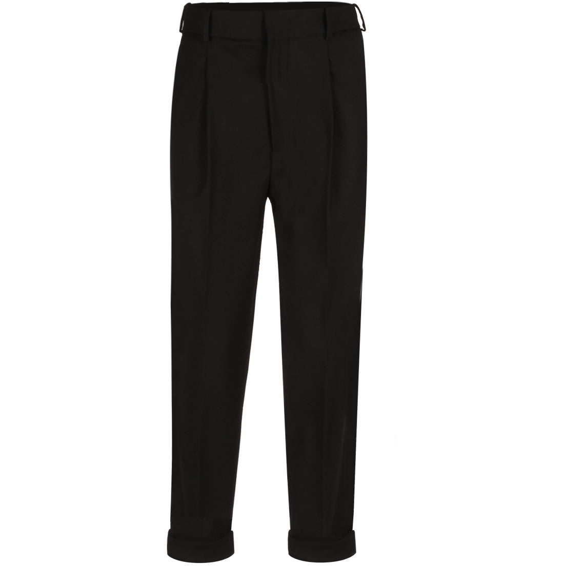 FEDERICA TOSI Pantaloni Pince Donna Nero FTI22PA1050GA0034 0002 NERO 