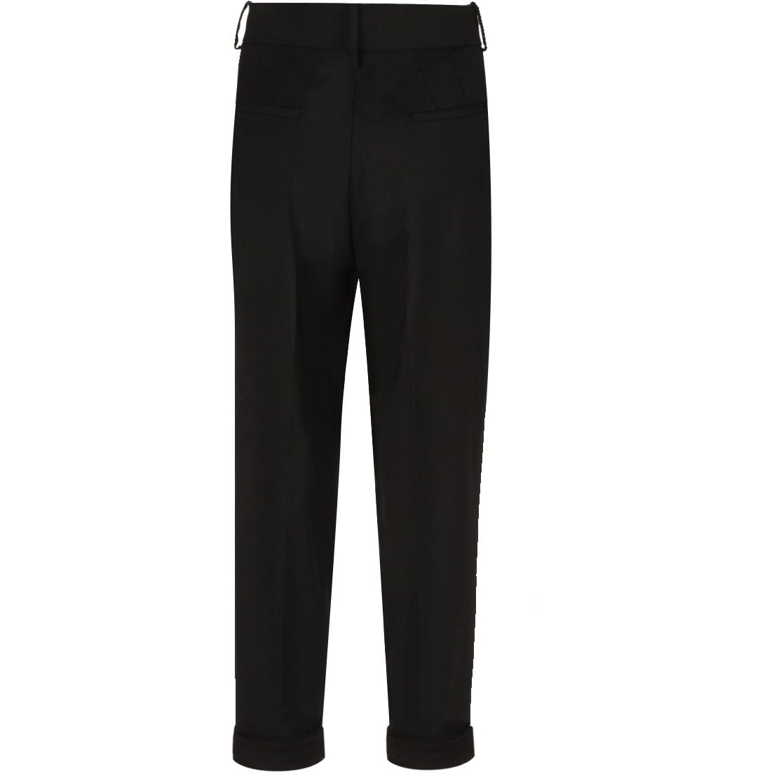 FEDERICA TOSI Pantaloni Pince Donna Nero FTI22PA1050GA0034 0002 NERO 