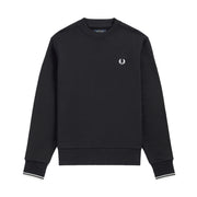 FRED PERRY Felpa Girocollo Con Profilino A Contrasto Uomo Navy M7535 248NAVY 