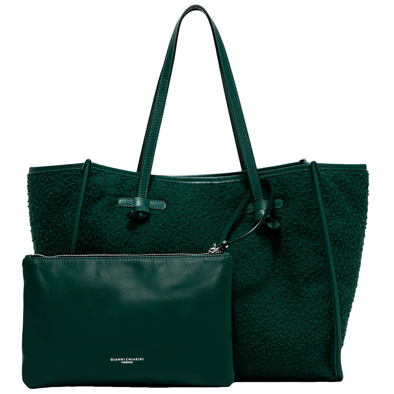 GIANNI CHIARINI Shopping Bag Marcella Verde BS8990CSNT 010 VERDE 