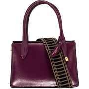 GIANNI CHIARINI Borsa Eva Pelle Lucida Donna Grape BS9715CLUX/NA 12593 GRAPE 