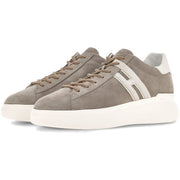 HOGAN Sneakers H580 Allacciato Slash Camoscio Uomo Marrone HXM5800DV42QI9849L MARRONE 