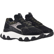 HOGAN Sneakers Hyperactive Animalier Donna Nero Leopard HXW5400DG601G20YBL NERO/LEOPARD 
