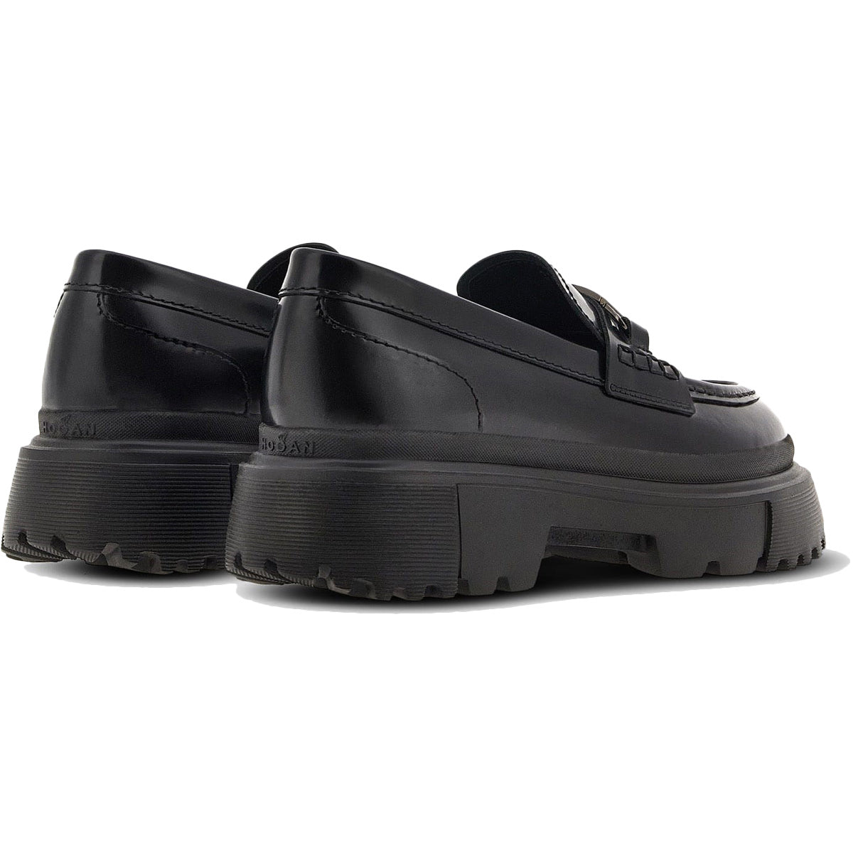 HOGAN Mocassini H629 Catena Piccola Donna Nero HXW6290EP20RWWB999 NERO 