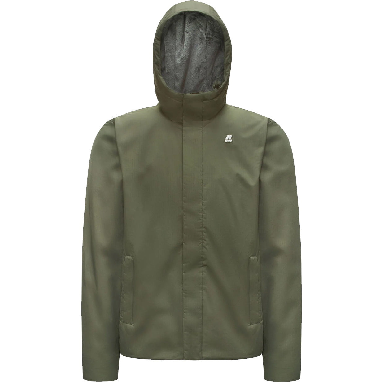 K-WAY Giacca Jack Ripstop Marmotta Uomo Green Blackish K1119KW AF0 GREEN BLACKISH/BI 