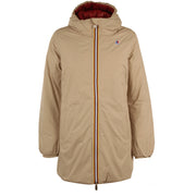 K-WAY Giacca Sophie Thermo Plus 2 Double Donna Beige Grey Red K111EYW AFJ BEIGE GREY/RED DK 