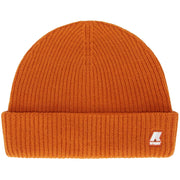 K-WAY Cappello Brice Cardigan Stitch Wool Unisex Orange Rust K11319W H48 ORANGE RUST 