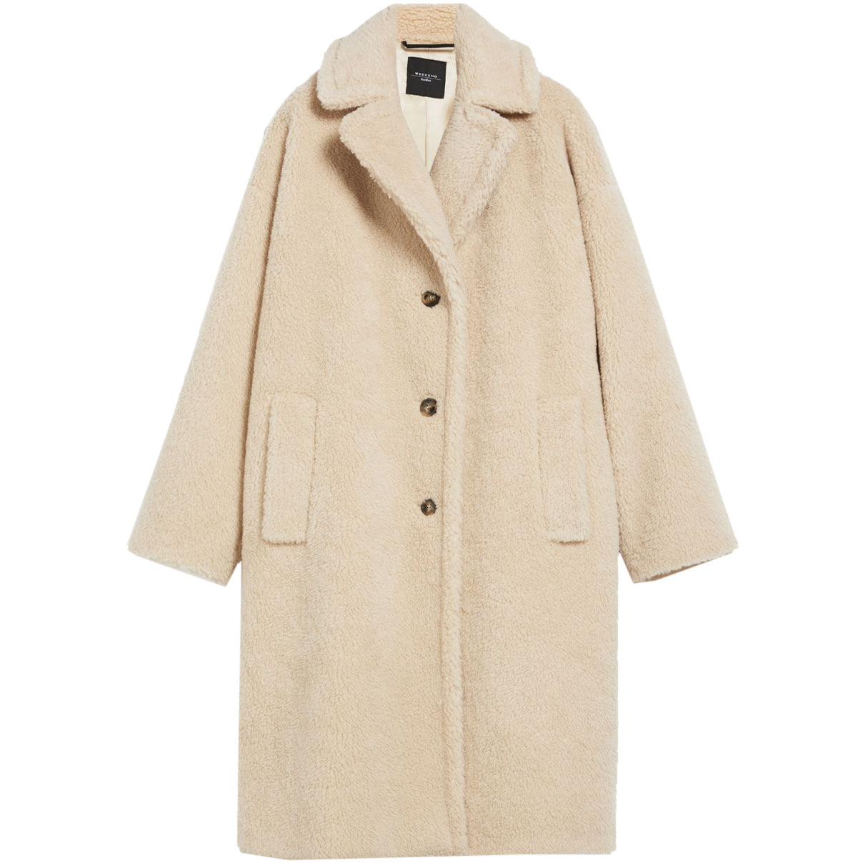 MAX MARA WEEKEND Cappotto Salmone Donna Crema 50160323600 005 CREMA 