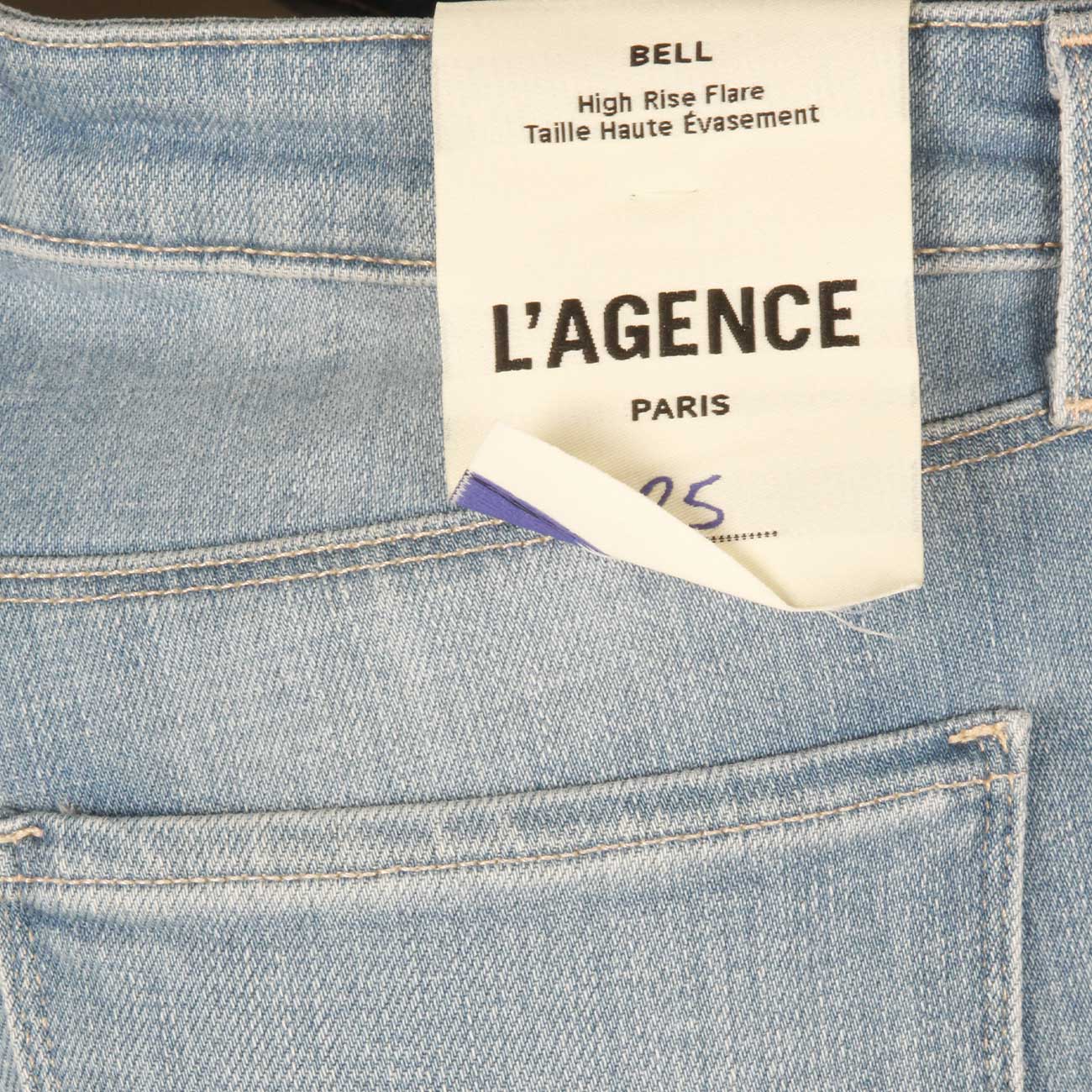 L'AGENCE Jeans Atlantic Donna Denim Chiaro 2531RDM/B DENIM CHIARO 