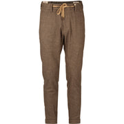MYTHS Pantalone Pied De Poule Uomo Beige Marrone 22WM12L/17 245 BEIGE MARRONE 