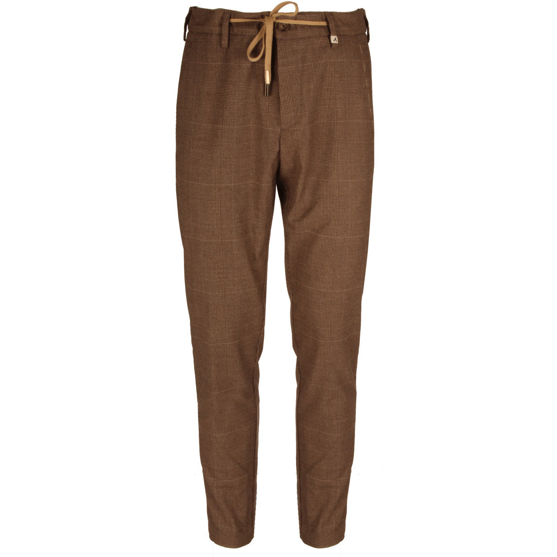 MYTHS Pantalone Principe Di Galles Base Uomo Beige Marrone 22WM12L/18 345 BEIGE MARRONE 