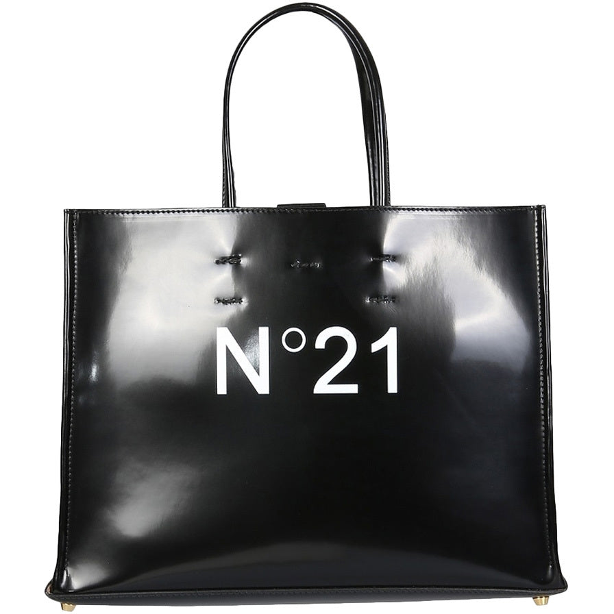 N°21 Shopper Horizontal Donna Nero 22IBP0102BS01/N001 BLACK 