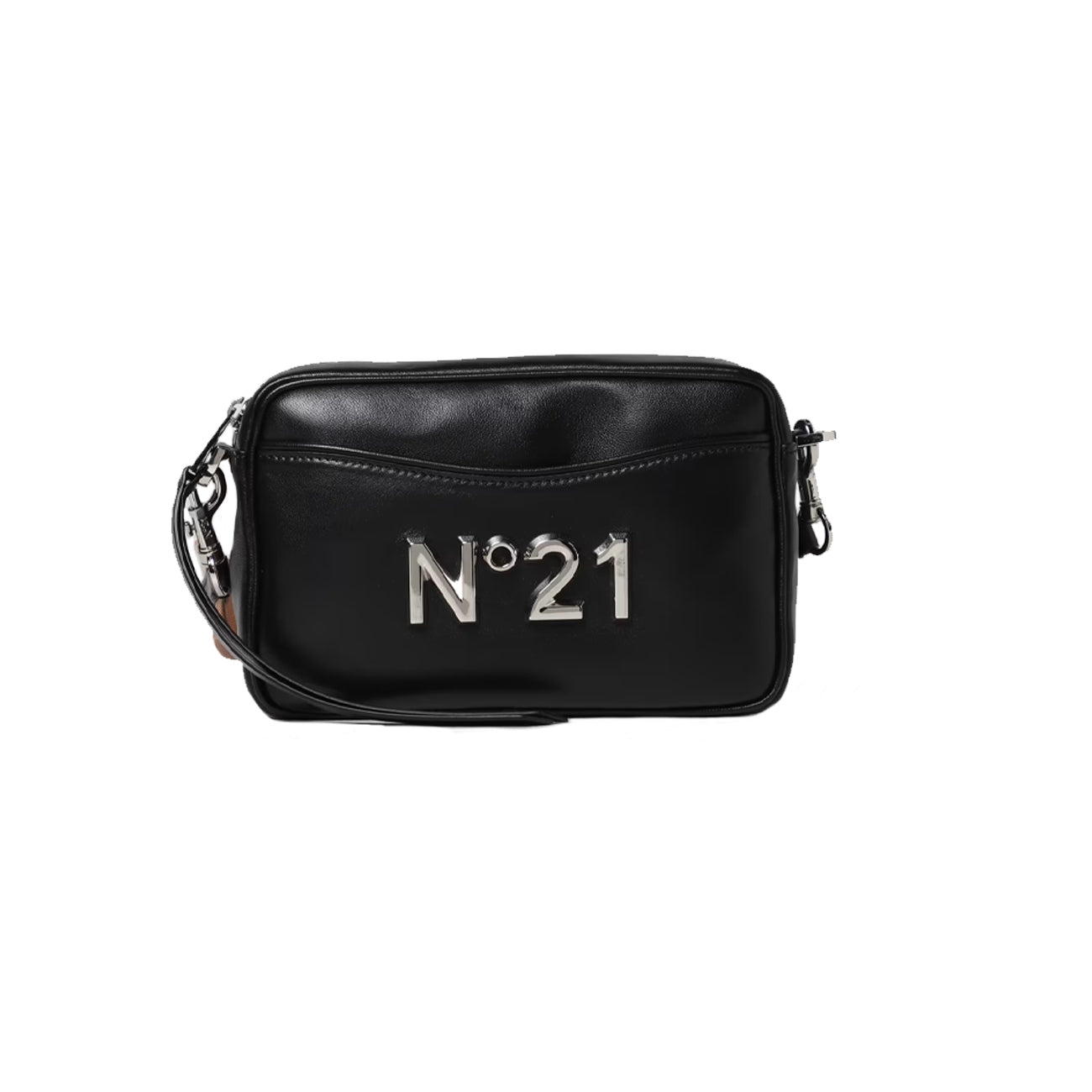 N°21 Camera Bag In Pelle Donna Nero 22IBP0920NP00/N001 BLACK 