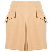 NENETTE Gonna Mini Twill Misto Lana Donna Oro 34BB/GIN 0108. ORO 