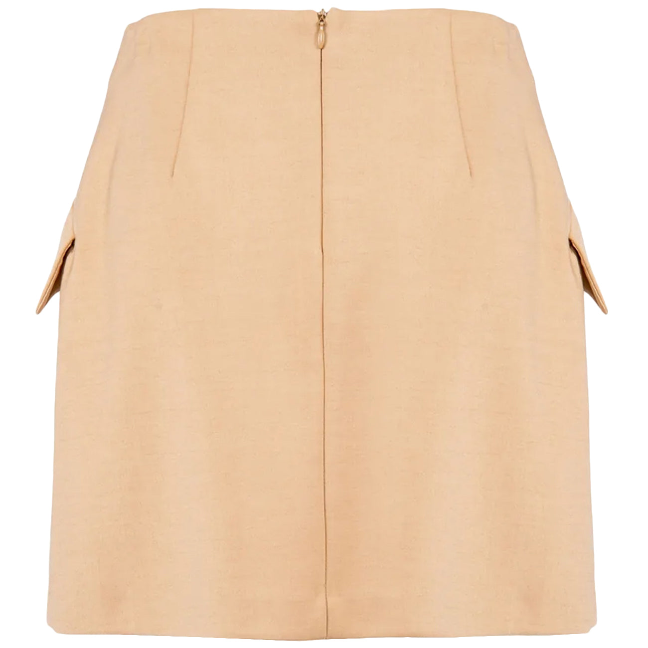 NENETTE Gonna Mini Twill Misto Lana Donna Oro 34BB/GIN 0108. ORO 