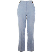 NENETTE Pantalone Gamba Dritta Velluto Rocciatore Donna Blue Steel 34TJ/EPONY 1069. BLUE STEEL 