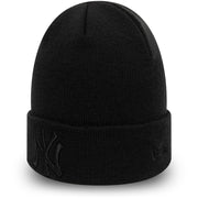 NEW ERA Cappello Beanie New York Yankees Uomo Nero 12122729 BLACK/BLACK 