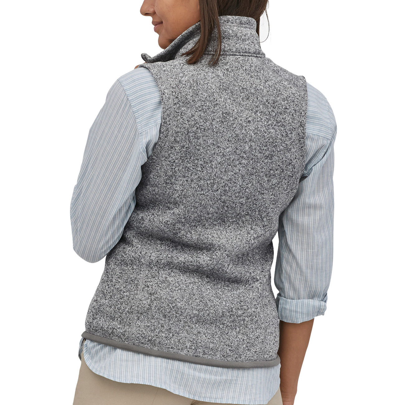 PATAGONIA Gilet Better Sweater In Pile Donna Bcw Birch White 25887 BCW BIRCH WHITE 