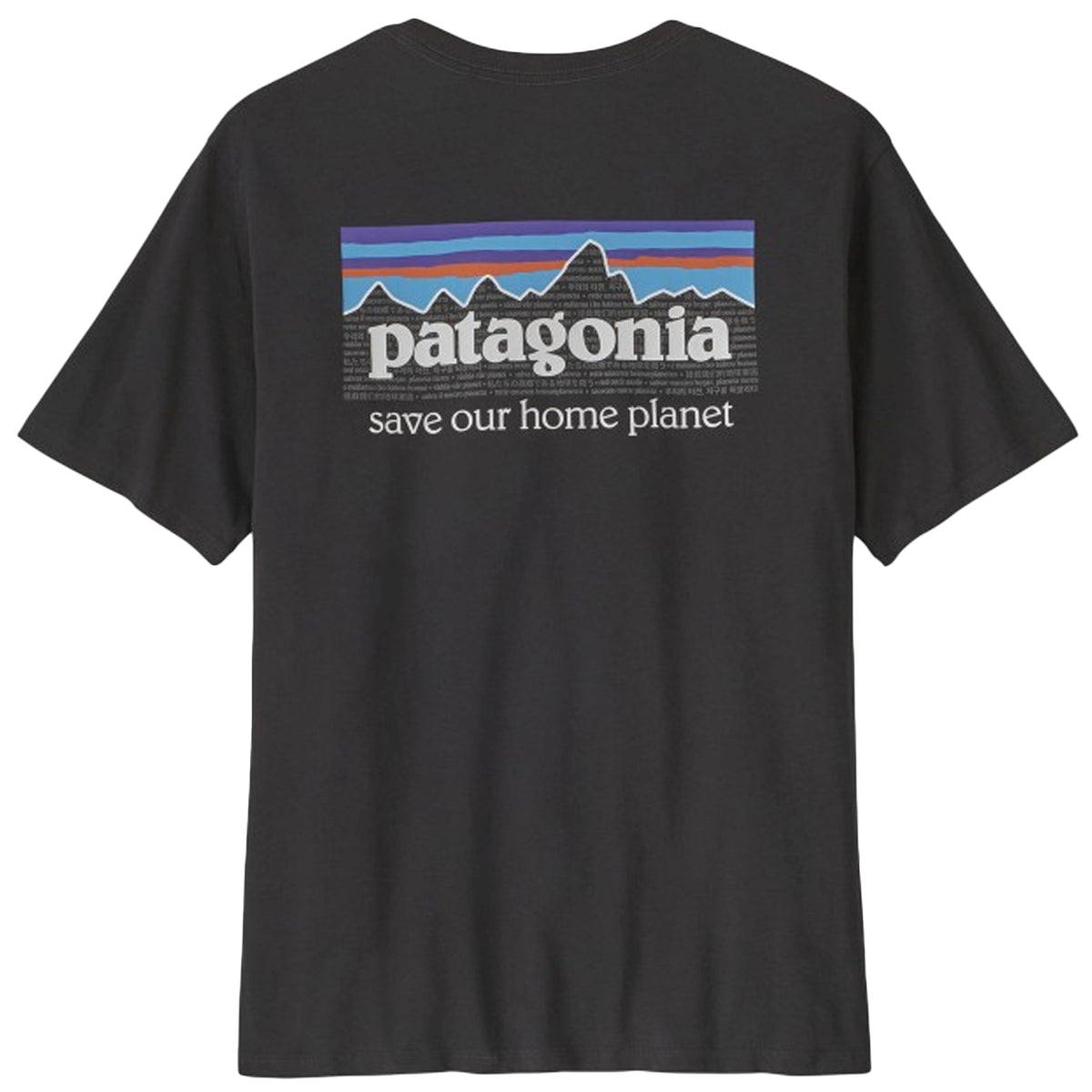 PATAGONIA T-Shirt Mission Organic Uomo Ink Black 37529 INBK INK BLACK 