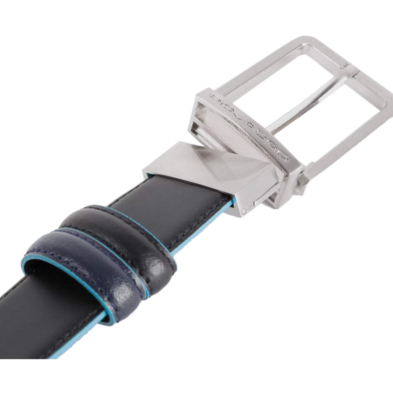PIQUADRO Cintura Reversibile Uomo Nero E Blu2 CU2619B2 NERO E BLU2 