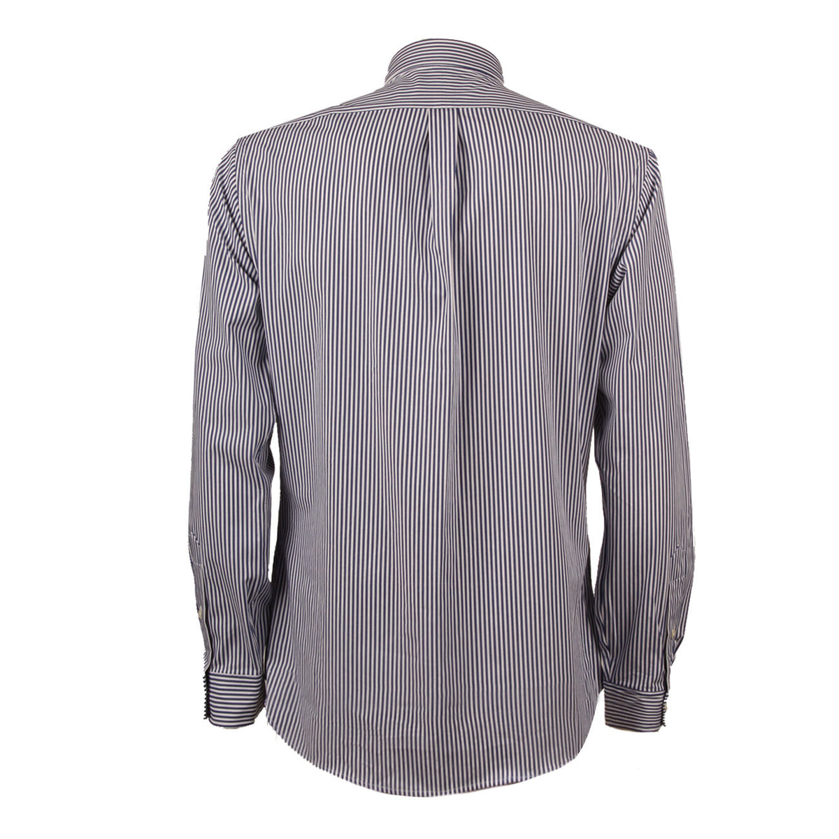 POLO RALPH LAUREN Camicia Popeline Slim Fit Bacchetta Uomo Navy/White 710859881 NAVY/WHITE 