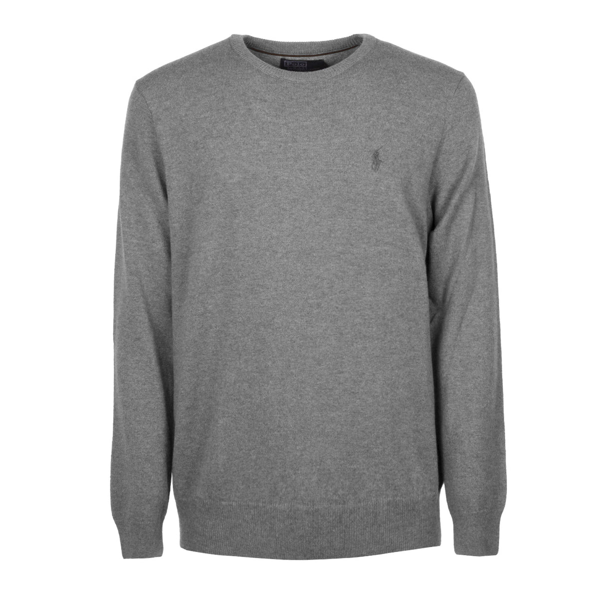 POLO RALPH LAUREN Pullover Lambswool Uomo Fawn Grey Heather 710876714 007 FAWN GREY HEATHER 