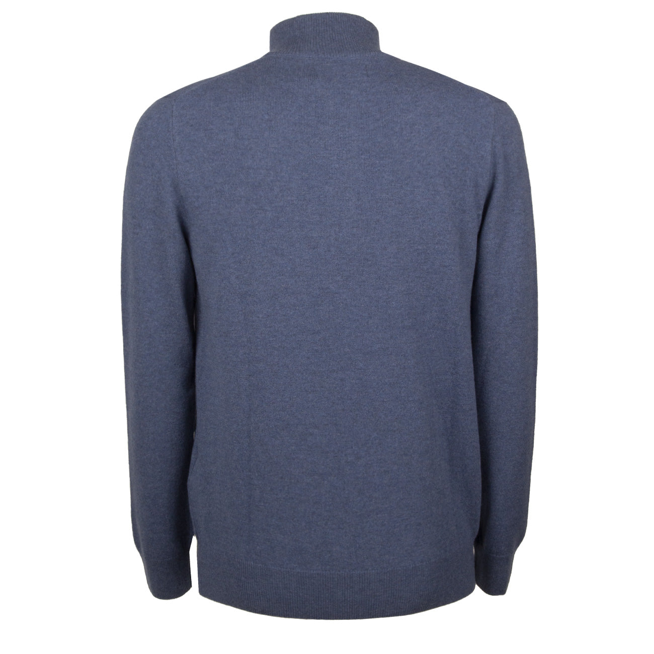 POLO RALPH LAUREN Pullover Mezza Zip In Lana Merino Uomo Twilight Blue 710876756 006 TWILIGHT BLUE HTHR 