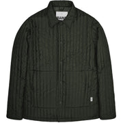 RAINS Giacca Trapuntata Liner Shirt Unisex Green RA18610 GREEN 