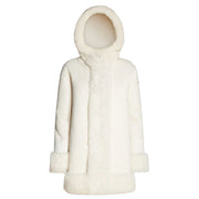 RRD Jacket Lamb Hood Lady Donna Sabbia W22554 83 BIANCO 