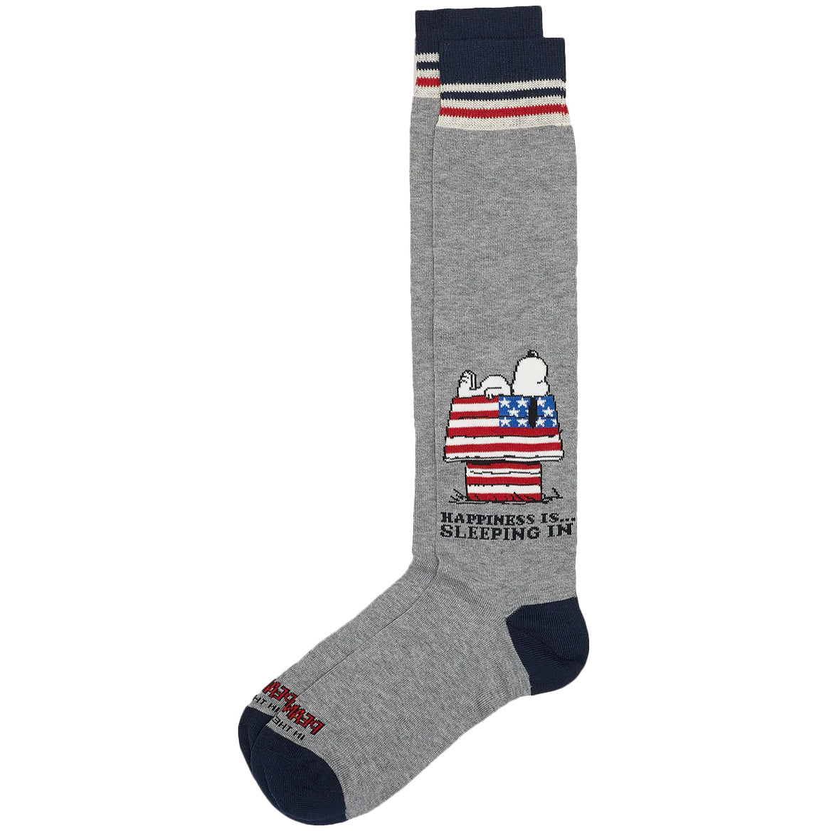 SOX IN THE BOX Calze Sleeping Snoopy Usa Unisex Grigio Scuro FW220012 0002 GRIGIO SCURO 