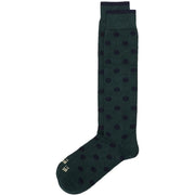 SOX IN THE BOX Calze Pois Bicolor Uomo Verde Blu FW220030 0093 VERDESCU/BLU 