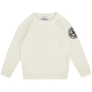 STONE ISLAND Pull Girocollo Lana Cashmere Kids Natural 507A1 V0099 NATURAL 