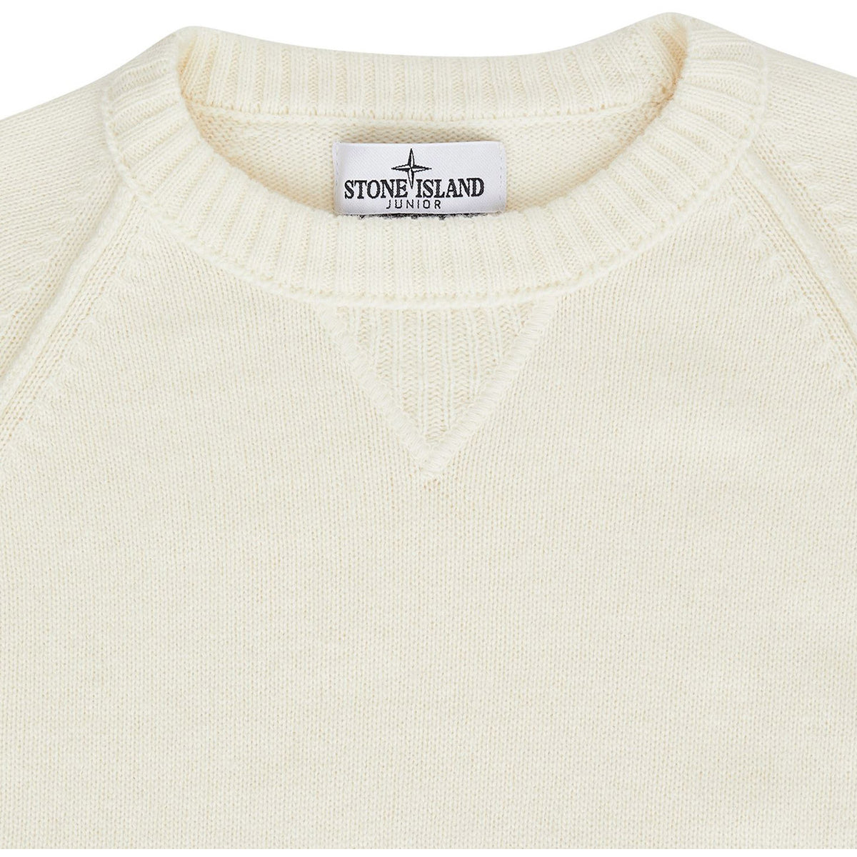 STONE ISLAND Pull Girocollo Lana Cashmere Kids Natural 507A1 V0099 NATURAL 