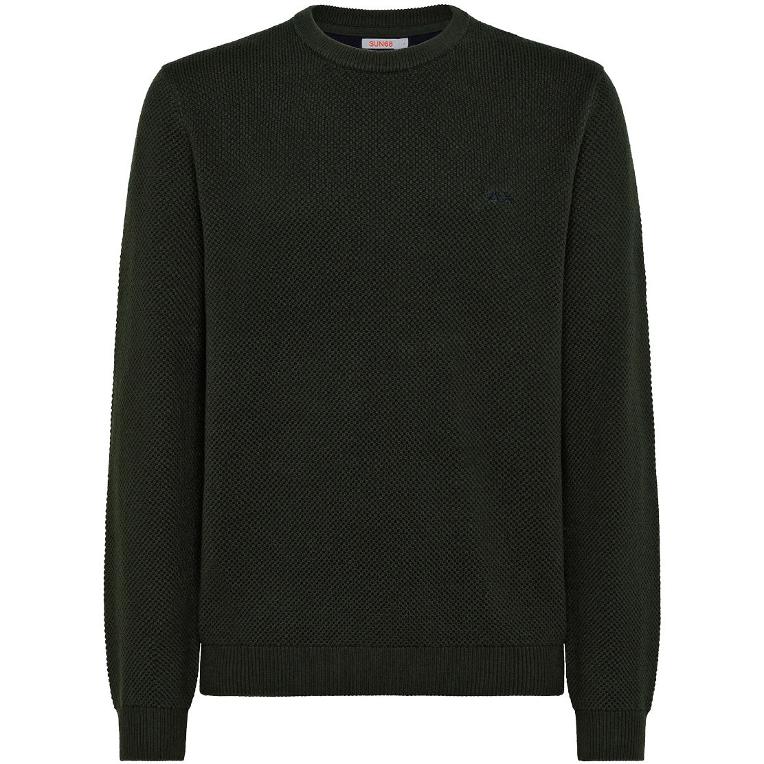 SUN68 Pullover Rice Uomo Militare Scuro K42117 74 MILITARE SCURO 