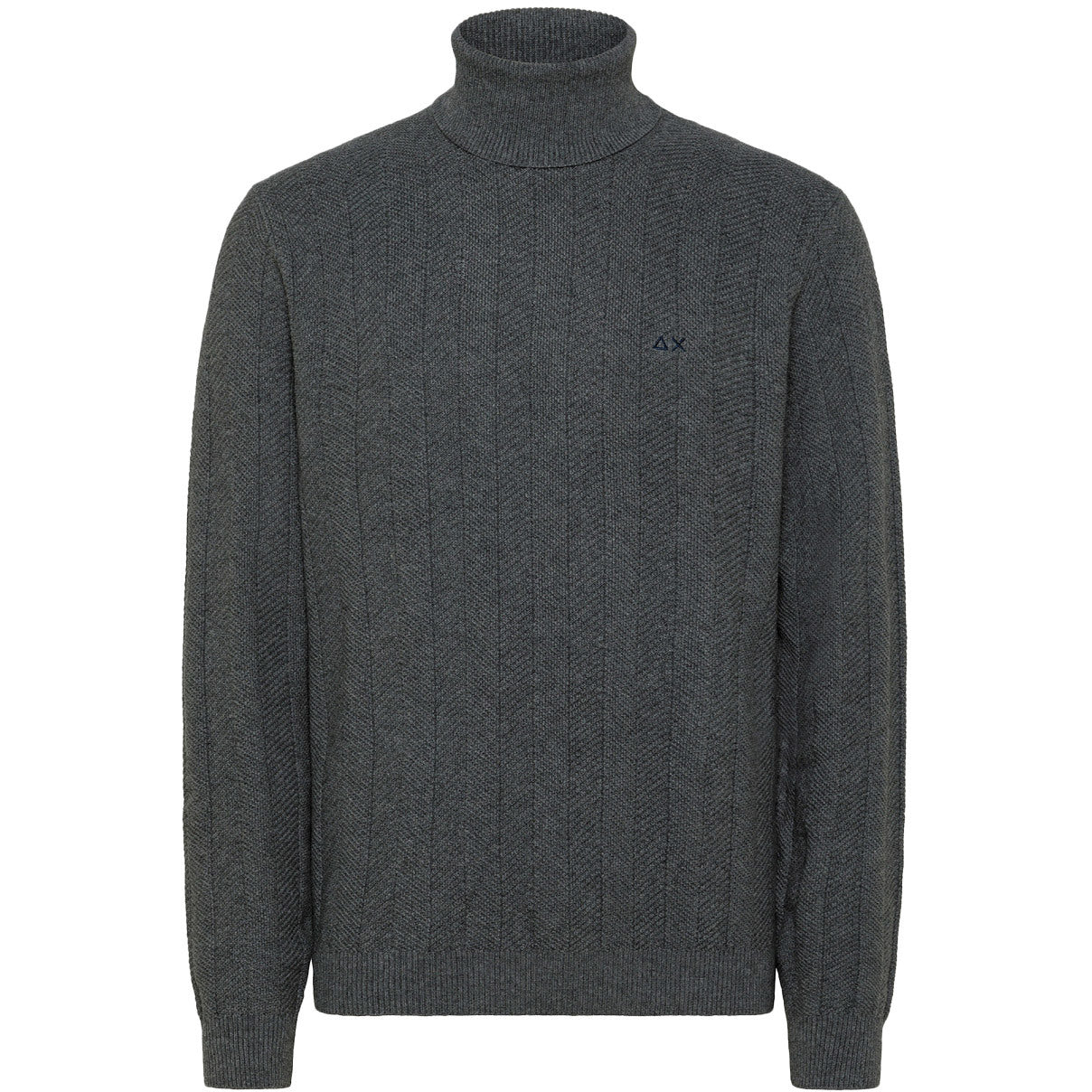 SUN68 Dolcevita Turtle Knit Uomo Grigio Medio K42118 34 GRIGIO MEDIO 