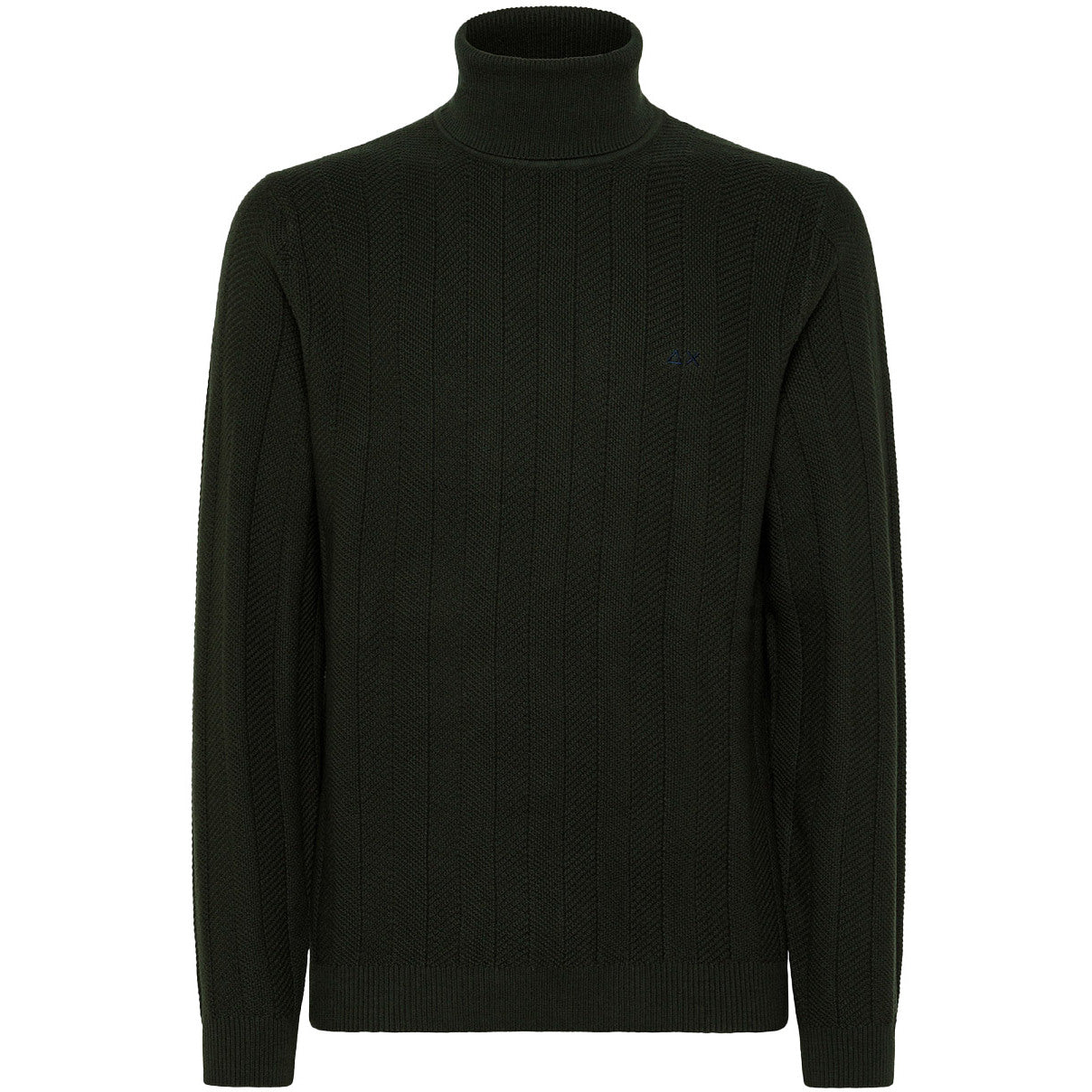 SUN68 Dolcevita Turtle Knit Uomo Militare Scuro K42118 74 MILITARE SCURO 