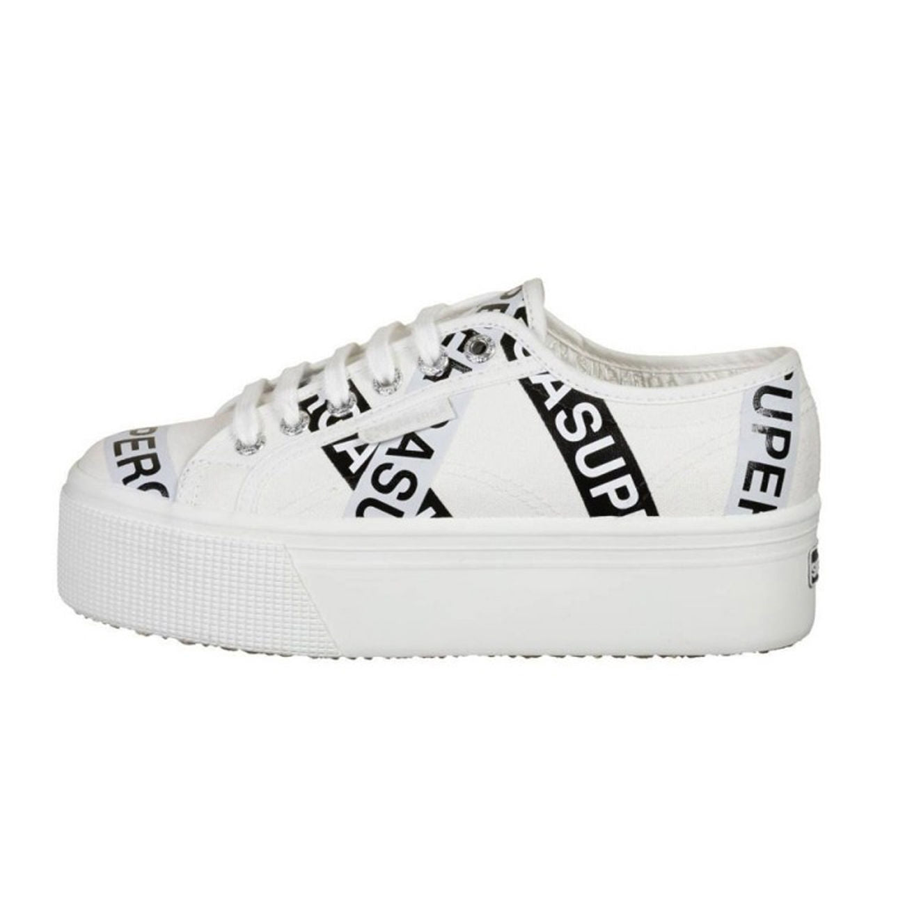 SUPERGA Sneakers 2790 Donna White Grey Black S41161W A0OWHITEGREY.BLACK 