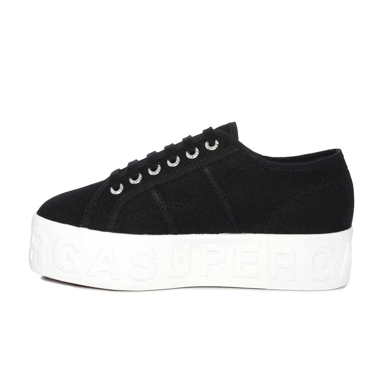 SUPERGA Scarpe 2790 3D Lettering Donna Nero S71183W/2790 999BLACK 