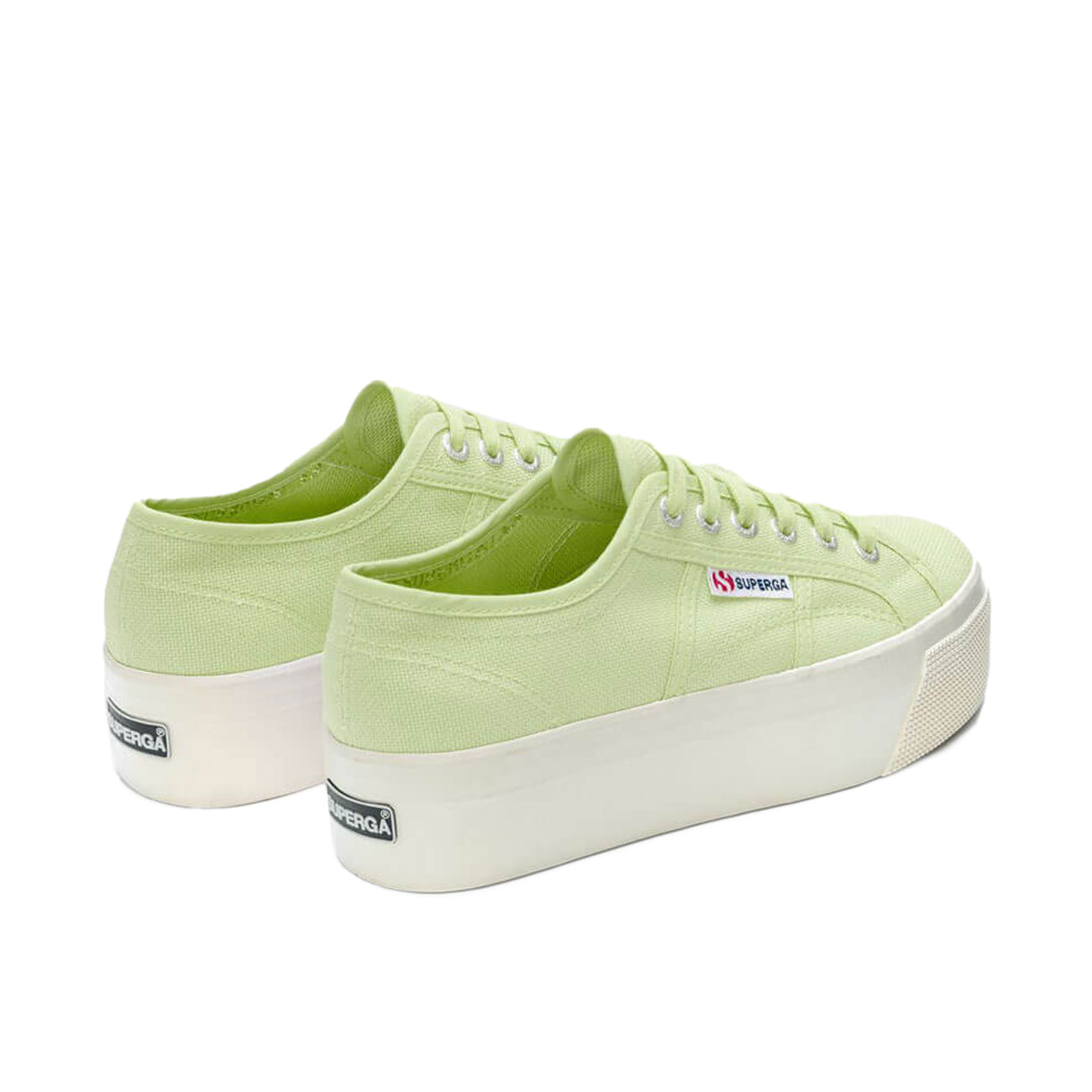 SUPERGA Sneakers 2790 Cotw Linea Up And Down Donna Green Rose Avorio S9111LW/270 AGMGREENPRIMROSE/AVORIO 