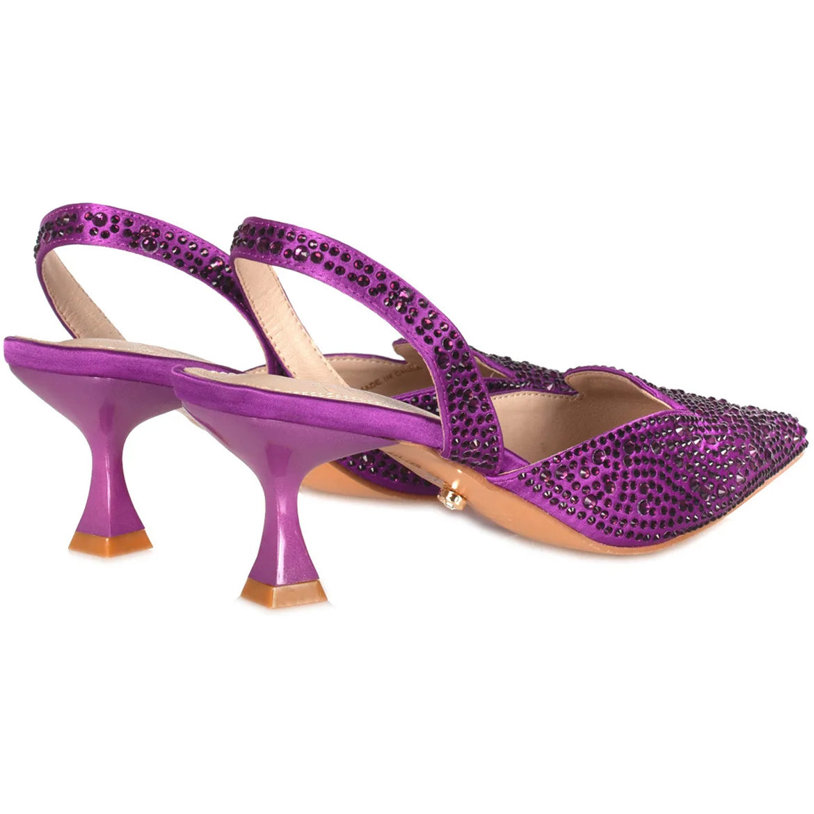 TWENTYFOURHAITCH Scarpe Fafnir Viola Slingback/Swarowsky Donna Viola SH63VIO VIOLA 