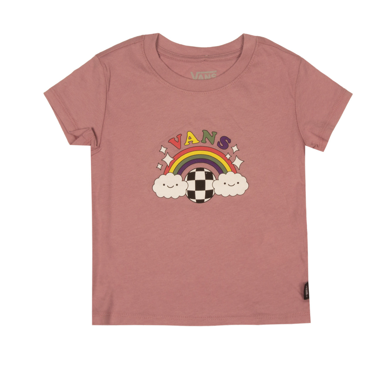 VANS T-Shirt Happy Bow Bimba Turtledove VN0A7RV4 BD51 BLACK/TURTLEDOVE 