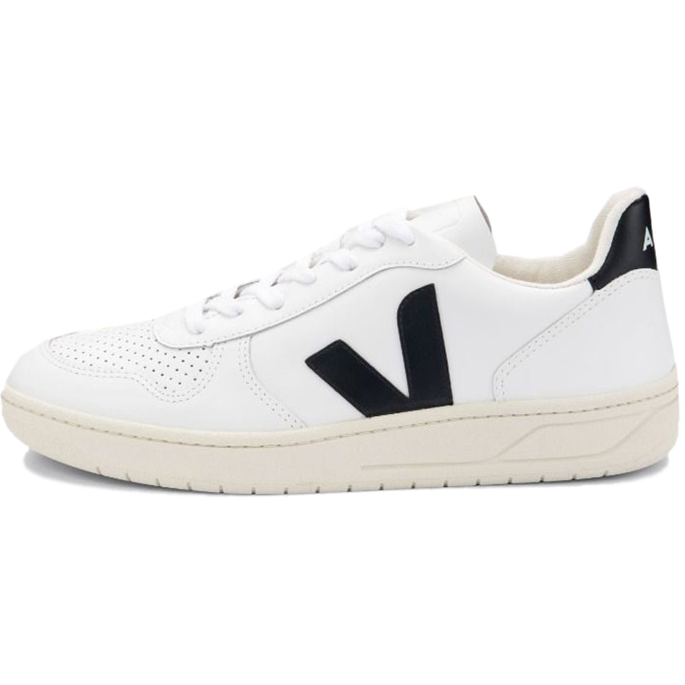 VEJA Sneakers V-10 Donna Bianco Nero VX0200005 EXTRA WHITE BLACK 