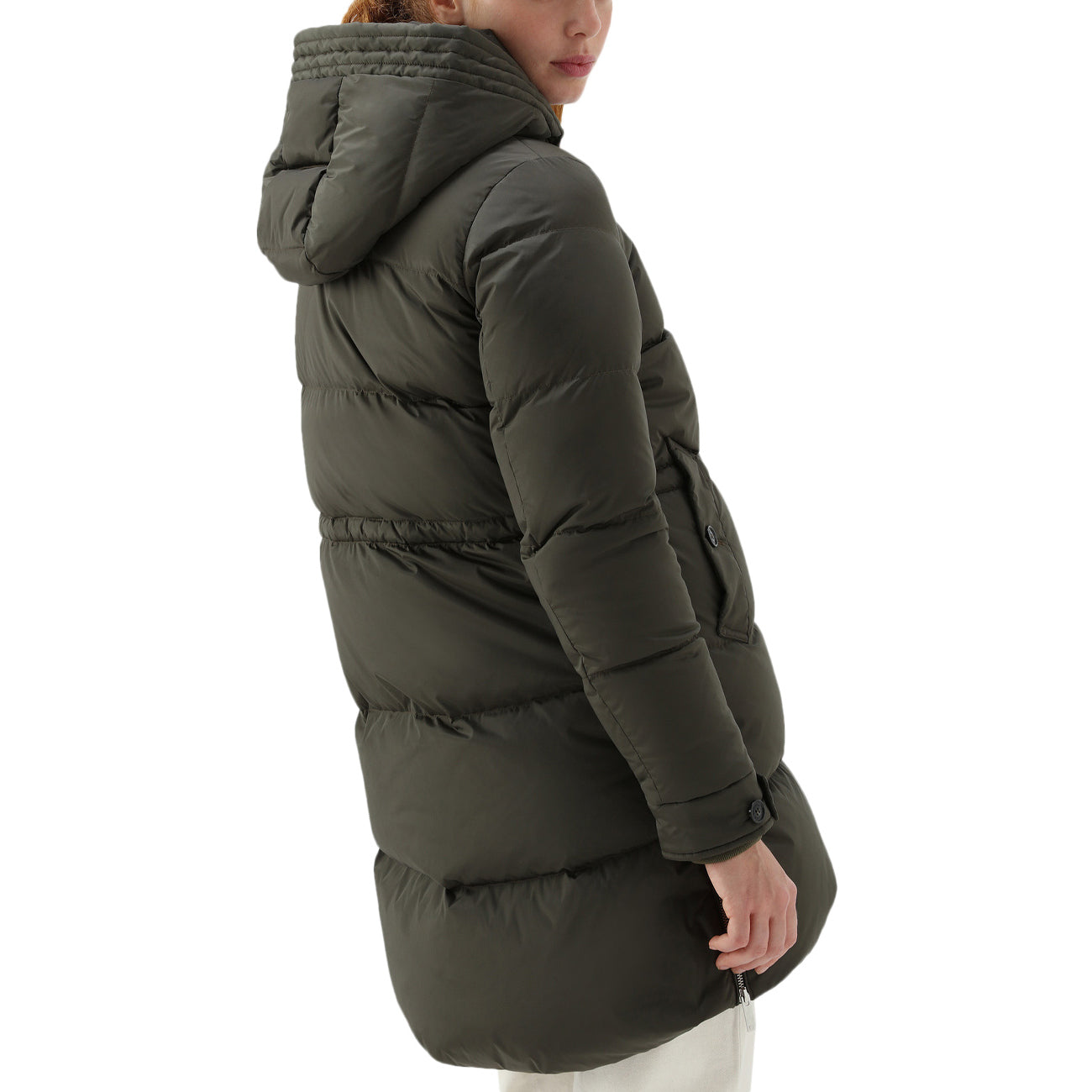 WOOLRICH Piumino Alsea Puffy Donna Darkgreen CFWWOU0697FRUT1148 614 DARKGREEN 