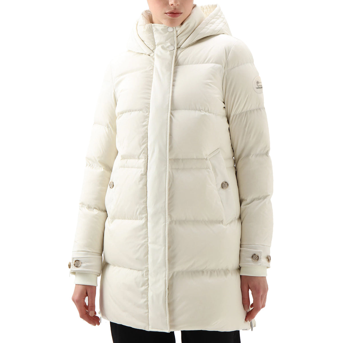 WOOLRICH Piumino Alsea Puffy Donna Milky Cream CFWWOU0697FRUT1148 8743 MILKY CREAM 