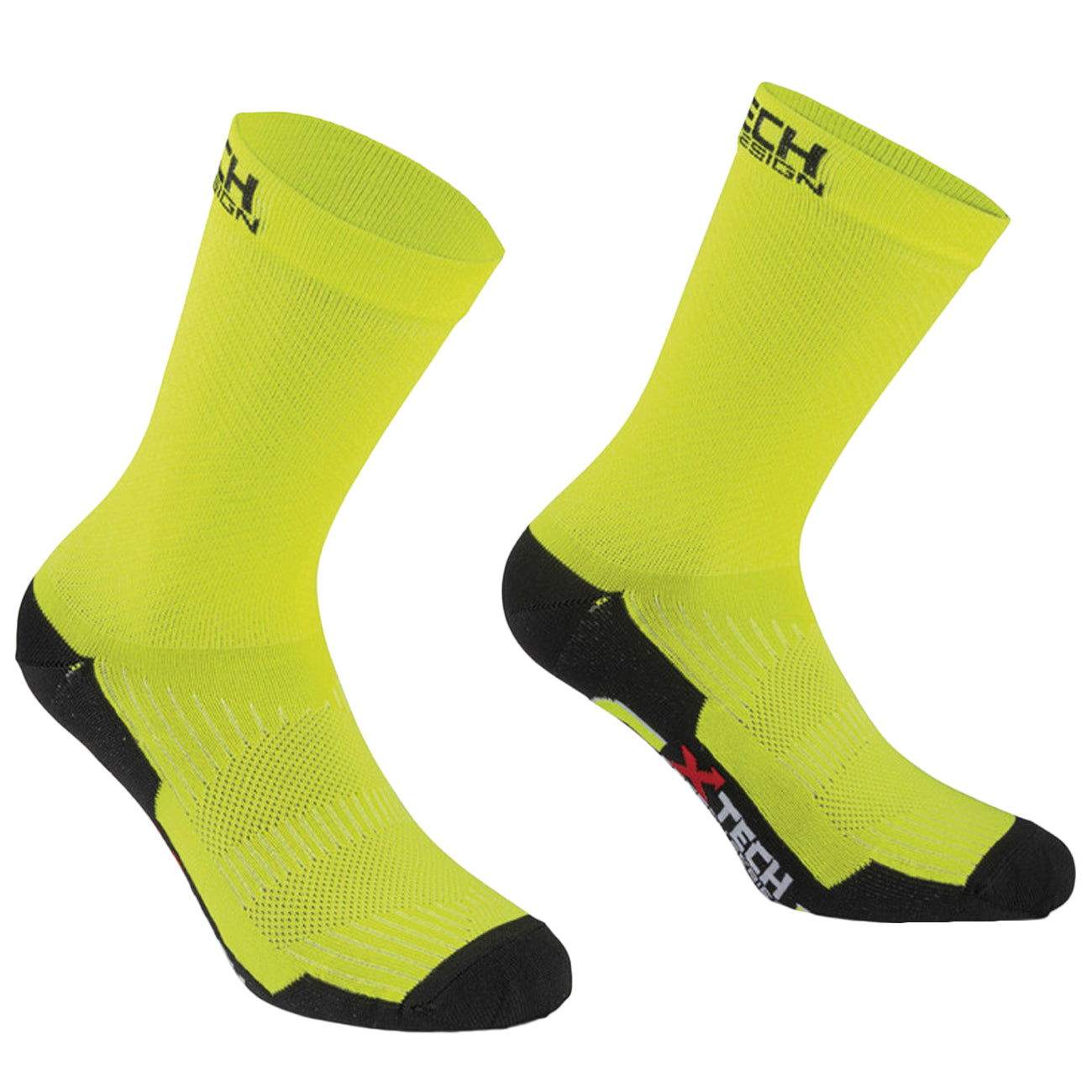 XTECH Calze Professional Carbon XPRO XTECH PROFESSIONALCARBON G03 GIALLO FLUO 