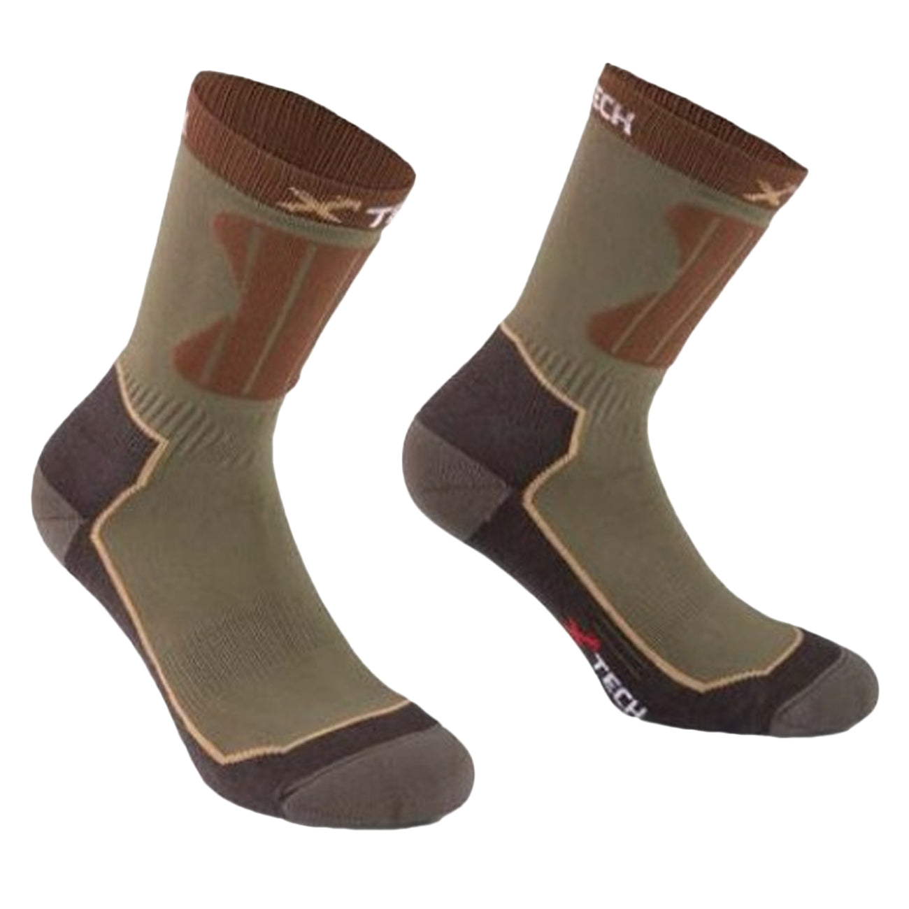 XTECH CALZE STRUTTURA 3D TREKKING XTECH XT45 V10 VERDE 
