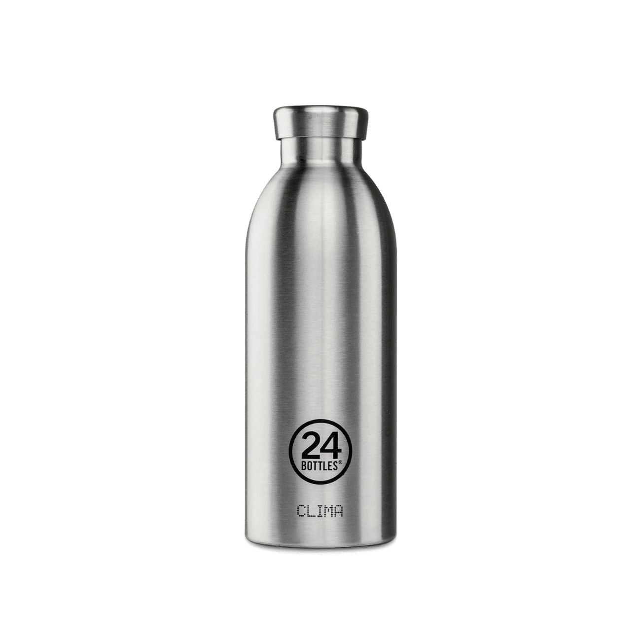 24BOTTLES Clima Bottle 500 Brushed Steel CLIMA BOTTLE 050 BRUSHED STEEL BRUSHED STEEL 