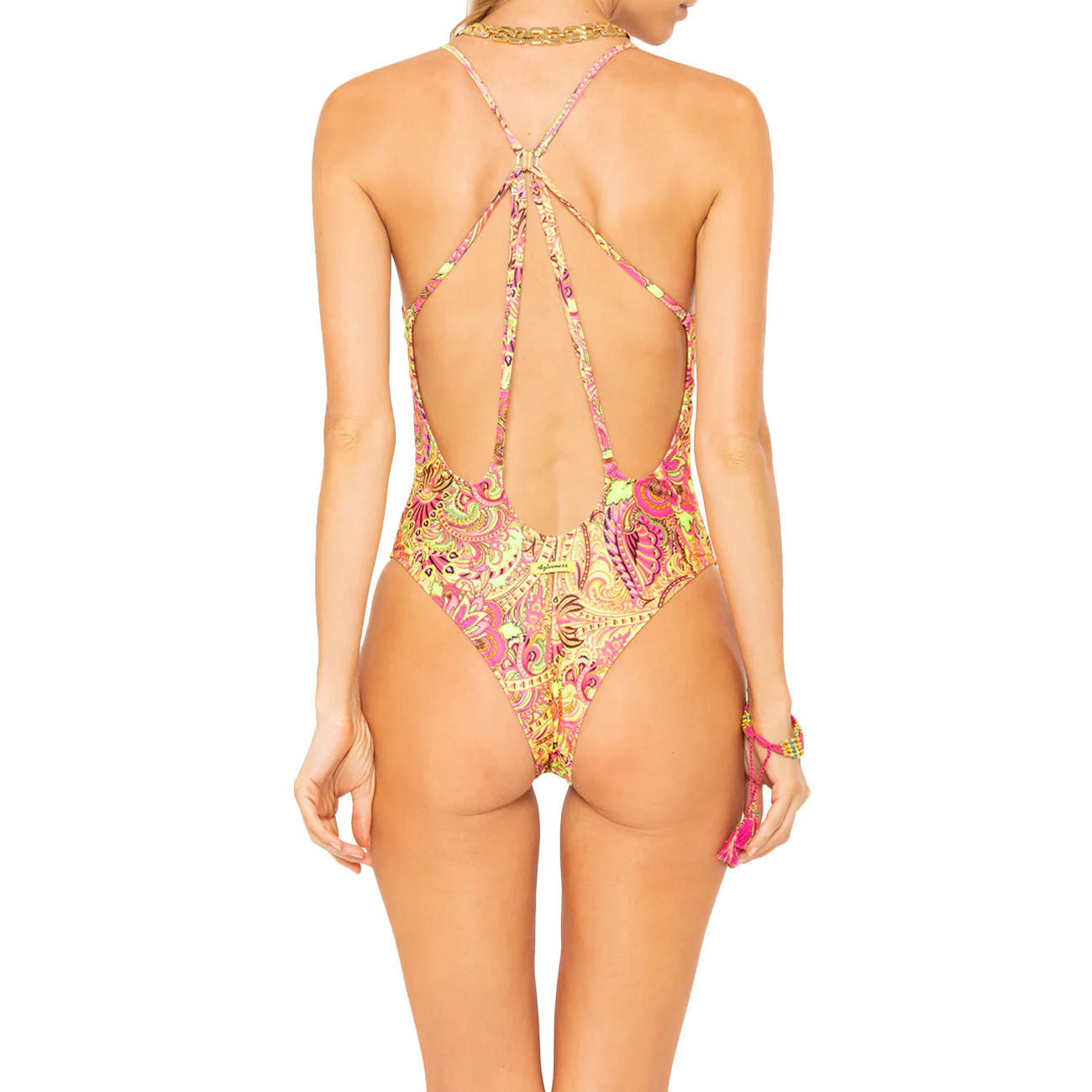 4GIVENESS MONOKINI INTERO 4GIVENESS FGBW2108 ACID BLOSSOM 