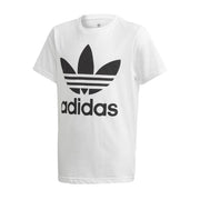 ADIDAS Tshirt Trefoil Kids White Black DV2904 WHITE/BLACK 