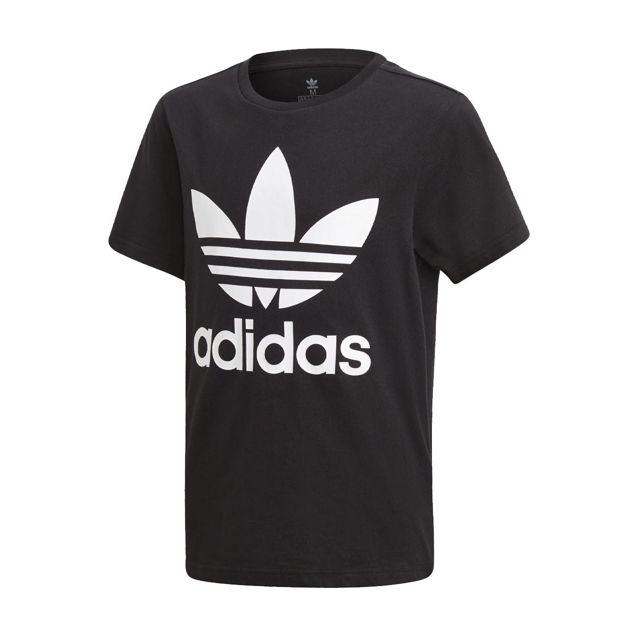 ADIDAS Tshirt Trefoil Kids Black White DV2905 BLACK/WHITE 